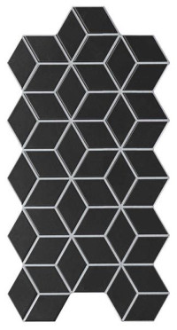 Керамогранит Rhombus Black (RLD000030) матовая 26.5x51 от Realonda Ceramica (Испания)