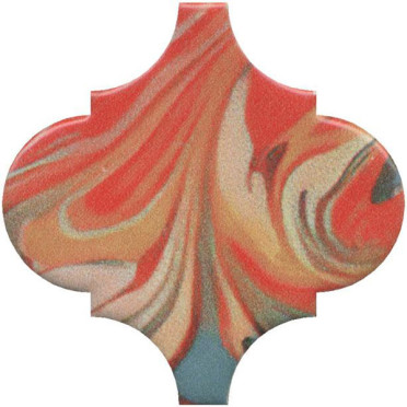 Декор Арабески Венеция красный матовый (VT\A625\65000) 6.5x6.5x6.9 от Kerama Marazzi (Россия)