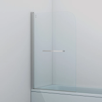 Шторка для ванны Iddis Ray 90 см. профиль хром, стекло прозрачное