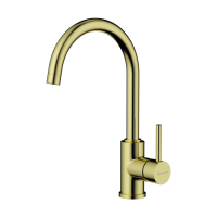 Смеситель для кухни Omoikiri Shinagawa-LG 4994481 светлое золото