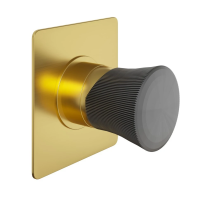 Смеситель для душа Paini Domus 18PJ690PZ встраиваемый, матовое золото PVD