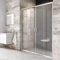 Душевая дверь в нишу Ravak Blix BLDP4-150 профиль сатин, стекло прозрачное