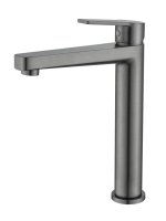 Смеситель для раковины Aquatek Лугано AQ1704BGM оружейная сталь