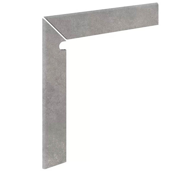 Плинтус PROVENZA Zanquin ingl. ML izda/dcha составной(лев./прав.) Nebbia 59.6x59.6 от Exagres (Испания)