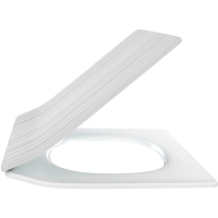 Сиденье для унитаза с крышкой быстросъемное с микролифтом Jacob Delafon Grands Boulevards E23433-00-WMT