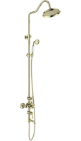 Душевая стойка Aquatek Классик AQ2543PG полированное золото
