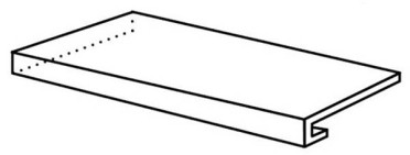Фронтальная ступень MARMI SICILIANI Gradino Costa Retta Breccia Sicilia Nat Ret 33x120xh3.2 от AVA Ceramica (Италия)