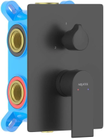 Смеситель для ванны Aquatek Лира AQ1447MB черный