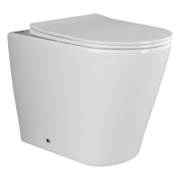 Унитаз приставной с сиденьем микролифт Ceramica Nova Highlight CN1812 безободковый