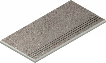 Угловая ступень DISCOVER X2 GREY GRADINO ROUND GRIP SX левая (620040000157) 30x60 от Italon (Россия)