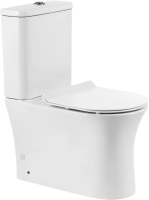 Унитаз-компакт напольный с бачком BelBagno Ancona BB1224CPR-P+BB1224T безободковый