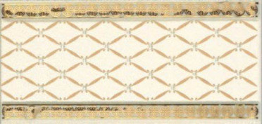 Бордюр NOBLESSE + LORD CENEFA DELIS MARFIL GOLD 20x10 от APE Ceramica (Испания)