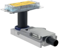 Корпус дренажных каналов Geberit CleanLine 154.152.00.1 монтажная высота 6,5-17,5 см