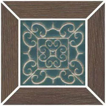 Вставка Тровазо наборный коричневый светлый матовый (ID154) 13x13x0.9 от Kerama Marazzi (Россия)