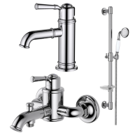 Комплект смесителей для ванны Aquatek Классик AQ1530CR хром