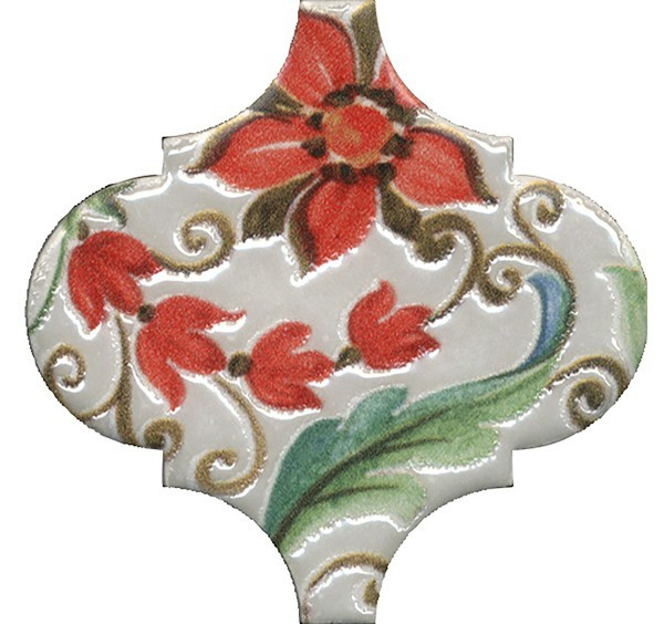 Декор Арабески Тоскана 1 глянцевый (VT/A577/65000) 6.5x6.5x0.7 от Kerama Marazzi (Россия)