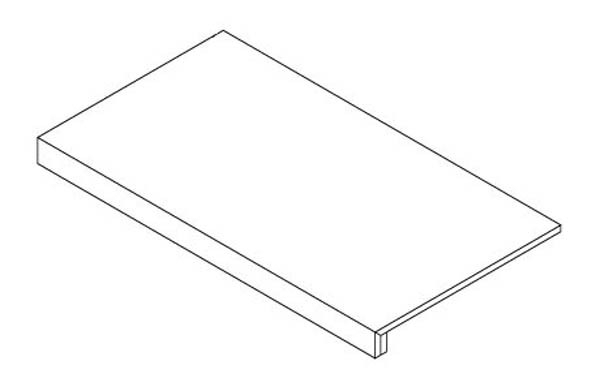 Фронтальная ступень Marvel Meraviglia Black Origin Scalino Matte (AJV6) 33x60 от Atlas Concorde (Италия)