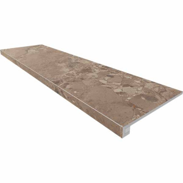 Комплект OCEANMIST (Ступень OM03(33x120)непол(прям.бортик)без насечек+Подступенок(14.5x120) 33x120 от Ametis (Россия)