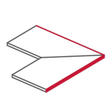 Спецэлемент SHALE GREIGE ANGOLARE ESTERNO ASSEMBLATO 45°(Compl. 2pz)(SL03AE5A) 30x120 от Italgraniti (Италия)