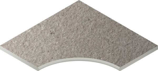 Фронтальная ступень DISCOVER X2 GREY BOR. ANG.ROUND 30 (620090001026) 60x60 от Italon (Россия)