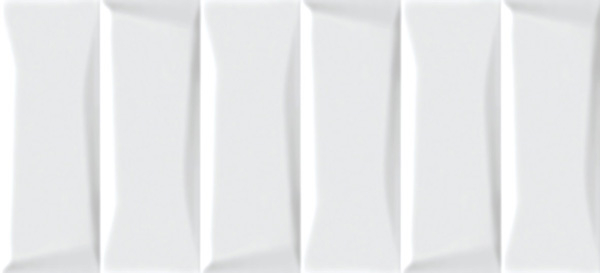 Настенная плитка Evolution Кирпичи Белый Рельеф (EVG053) 20x44 от Cersanit (Россия)