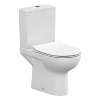 Унитаз-компакт напольный с бачком и сиденьем микролифт Cersanit Street Fusion S-KO-SFU011-3/5-COn-S-DL-w безободковый