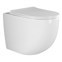 Унитаз приставной с сиденьем микролифт Ceramica Nova Mia CN1810 безободковый