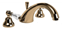 Смеситель на борт ванны с выдвижным душем Cezares Vintage VINTAGE-BVDM-01-Sw бронза