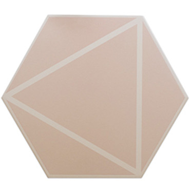 Керамогранит FANCY LINES PINK (127022) 20x23 от DNA Tiles (Испания)