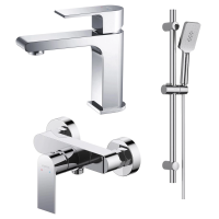 Комплект смесителей для ванны Aquatek Лира AQ1431CR хром