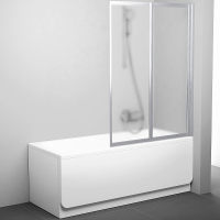 Шторка для ванны Ravak Supernova 105 см. профиль хром, стекло прозрачное