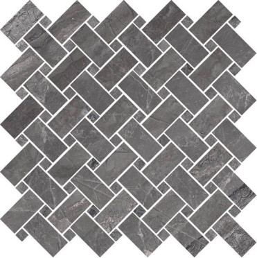 Мозаика SUPREME Mosaico Kadi Charcoal Lev (78080) 30x30 от Cerdomus (Италия)