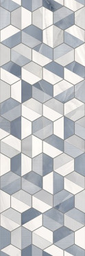 Настенная плитка EC. Rodas DC.Hex Cold 33.3x100 от Ecoceramic (Испания)