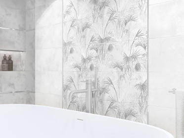 Настенная плитка Konor White (WT9KON00) 24.9x50x7.5 от New Trend (Россия)