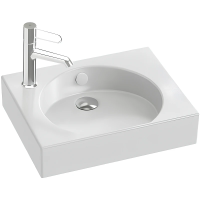 Раковина накладная Jacob Delafon Odeon Rive Gauche 45 EGN112-00 белая