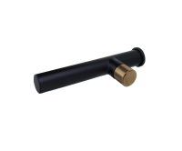 Смеситель настенный AVANGARDE черный, розовое золото (2021MH)