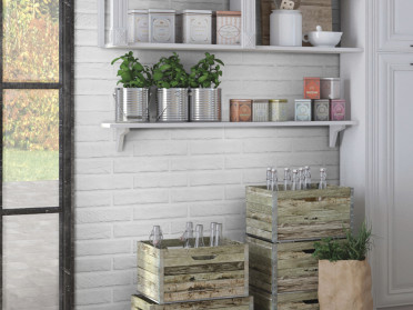 Керамогранит TRIBECA WHITE BRICK (J85888) 6x25 от Rondine Group RHS (Италия)