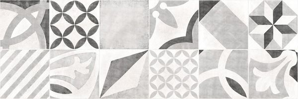 Настенная плитка Apeks многоцветный (ASU453D) 25x75 от Cersanit (Россия)