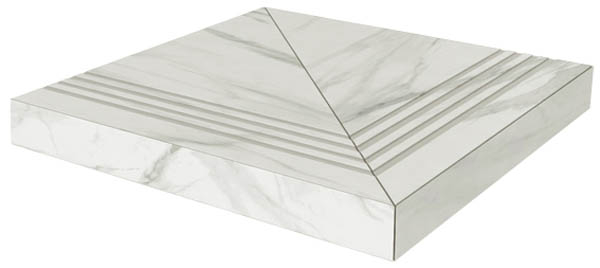 Угловая ступень Монте Тиберио клееная лаппатированный (SG507122R/GCA) 33x33x0.9 от Kerama Marazzi (Россия)