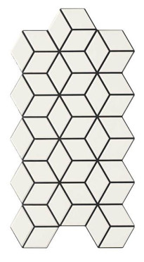 Керамогранит Rhombus Snow (RLD000031) матовая 26.5x51 от Realonda Ceramica (Испания)