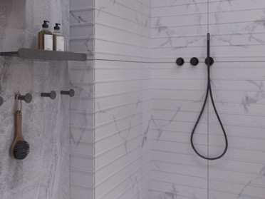 Керамогранит Ariston White grains mould R11 (BHB-3001) 60x120x10 от Basconi Home (Китай)