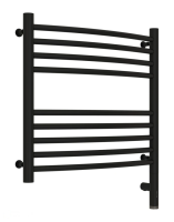 Полотенцесушитель электрический 500х500 Сунержа Богема + выгнутая 31-5803-5050 черный