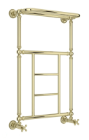 Полотенцесушитель водяной 860х500 Сунержа Ренессанс 020-0282-8650 золото