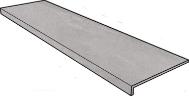 Фронтальная ступень Materia Anti-Slip Rect. Gris 31.5x120 от Gres de Aragon (Испания)