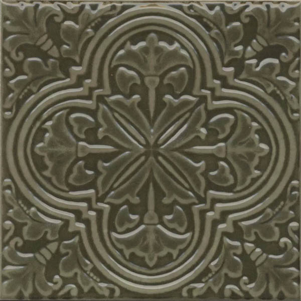 Декор Фес зелёный глянцевый (KMD3STA002BN) 15x15x0.77 от Kerama Marazzi (Россия)