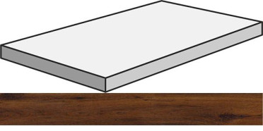 Угловая ступень S.WOOD GRAD.ANG.120/SX W.BR левая 33x120 от Sant Agostino (Италия)