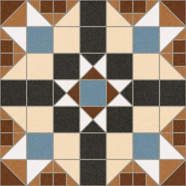 Декор Barnet Dorset Marron 31.6x31.6 от Vives Ceramica (Испания)