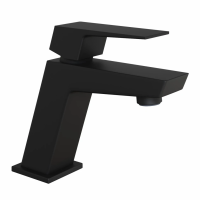 Смеситель для раковины Paini Torre без донного клапана, черный