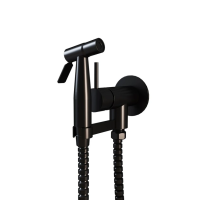 Гигиенический душ со смесителем Paini Isola ISPZ442 черный