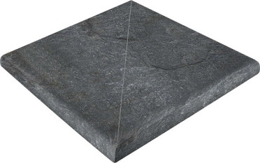 Угловая ступень ANG/EXT AT.BURMA PLOMO (mat) 33x33 от Pamesa (Испания)